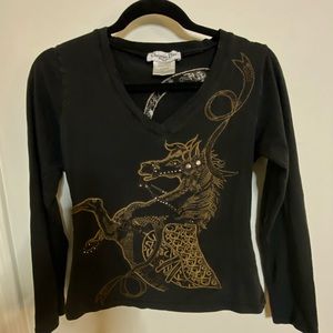 Christian Dior Horse & Saddle Longsleeve